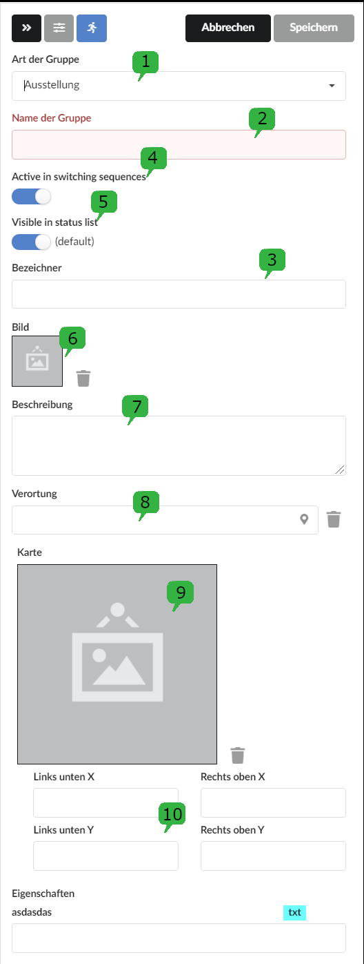 Modul Setup: Anlegen einer Gruppe