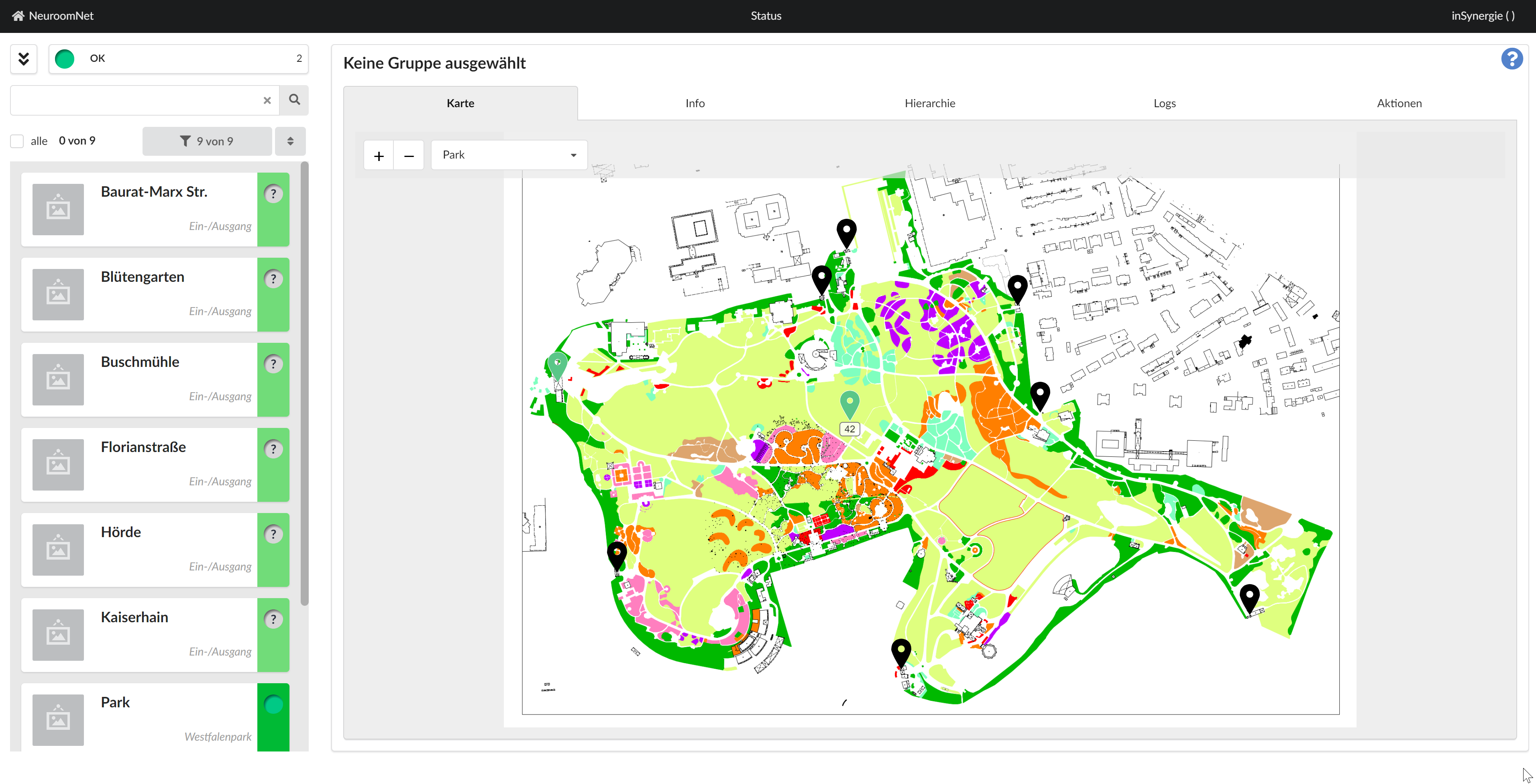 Screenshot Modul Monitoring: Anzeige eines Counters im Modul Monitoring