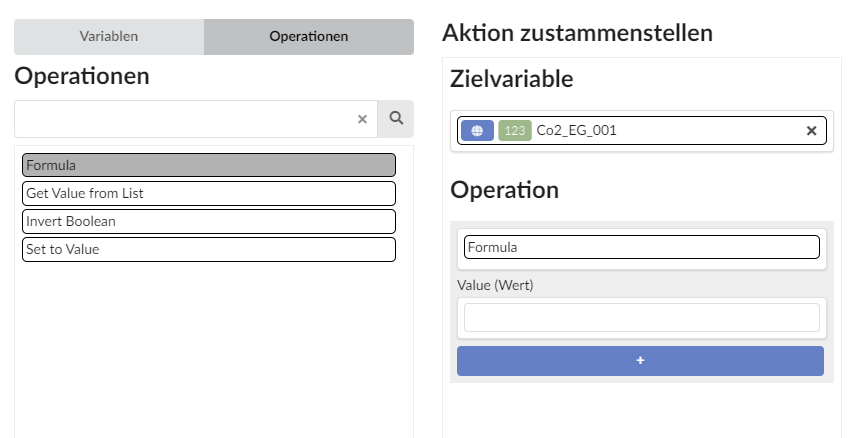 Screenshot Operator "Formula"