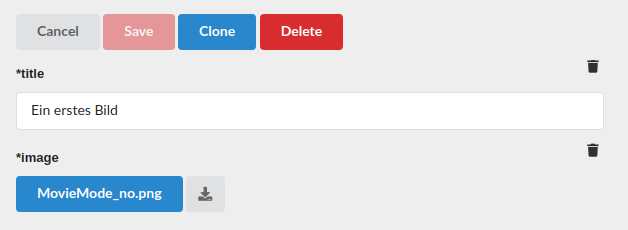 File field in the form
