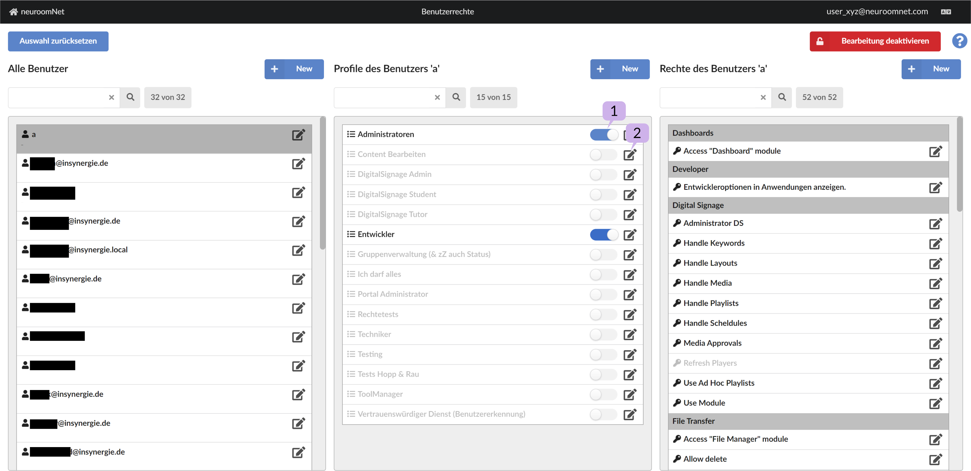 Screenshot editing mode in rights management